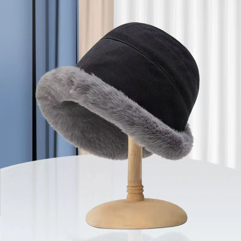 Luxury Plus Size Fuzzy Fisherman Hat - Halri