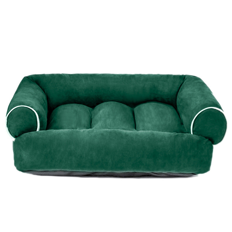 Plush Orthopedic Dog Bed for Joint Support and Comfort