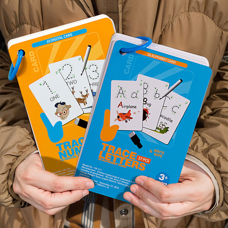 Washable Alphabet Tracing Book for Kids - Halri