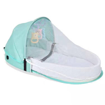 Portable Baby Bed with Mosquito Net Protector