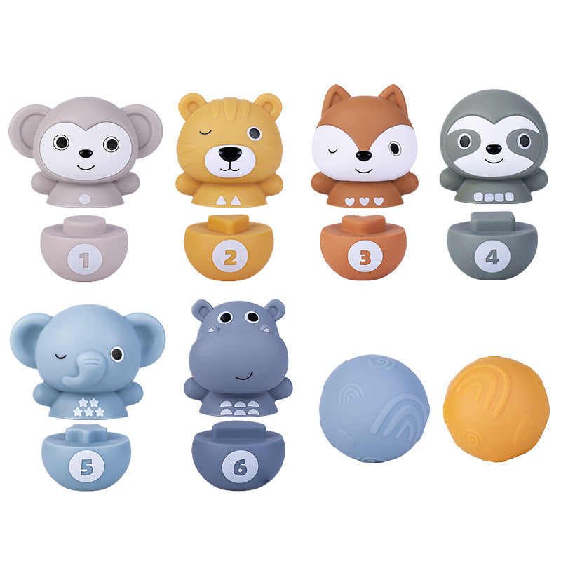 Colorful Kids Animal Building Brick Set - Halri