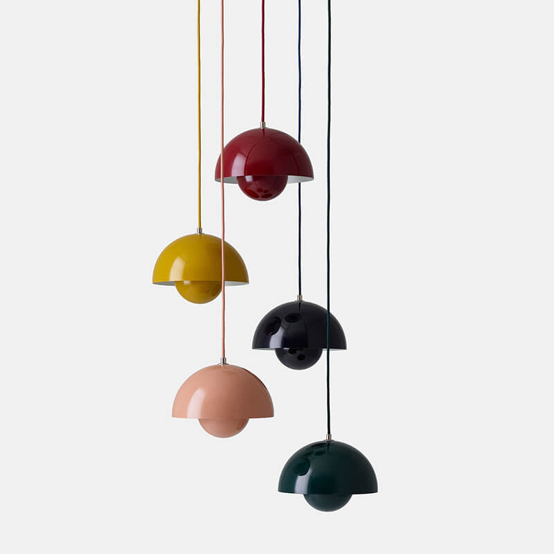 Simple Round Pendant Light Modern Ceiling Fixture - Halri