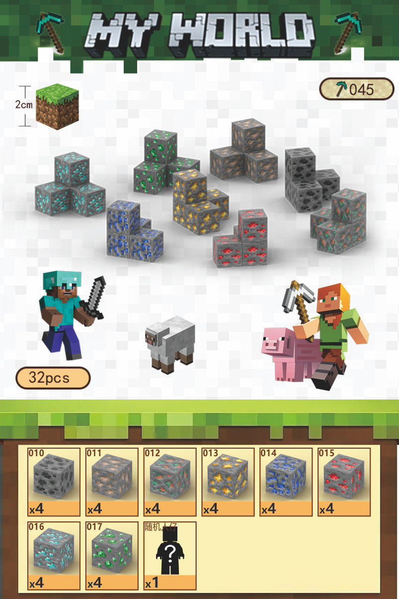 Colorful Magnetic Blocks Set