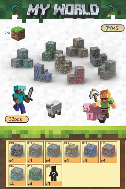 Colorful Magnetic Blocks Set
