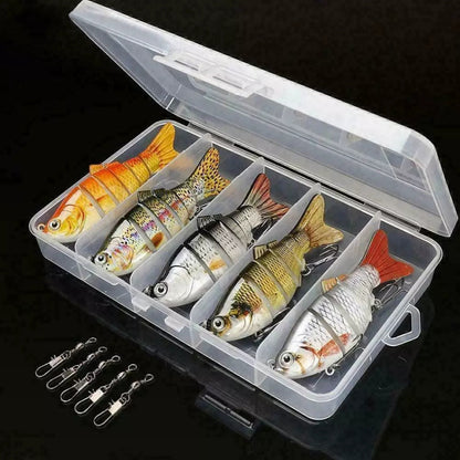 Realistic 6-Piece Fishing Bait Lures