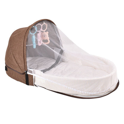 Portable Baby Bed with Mosquito Net Protector