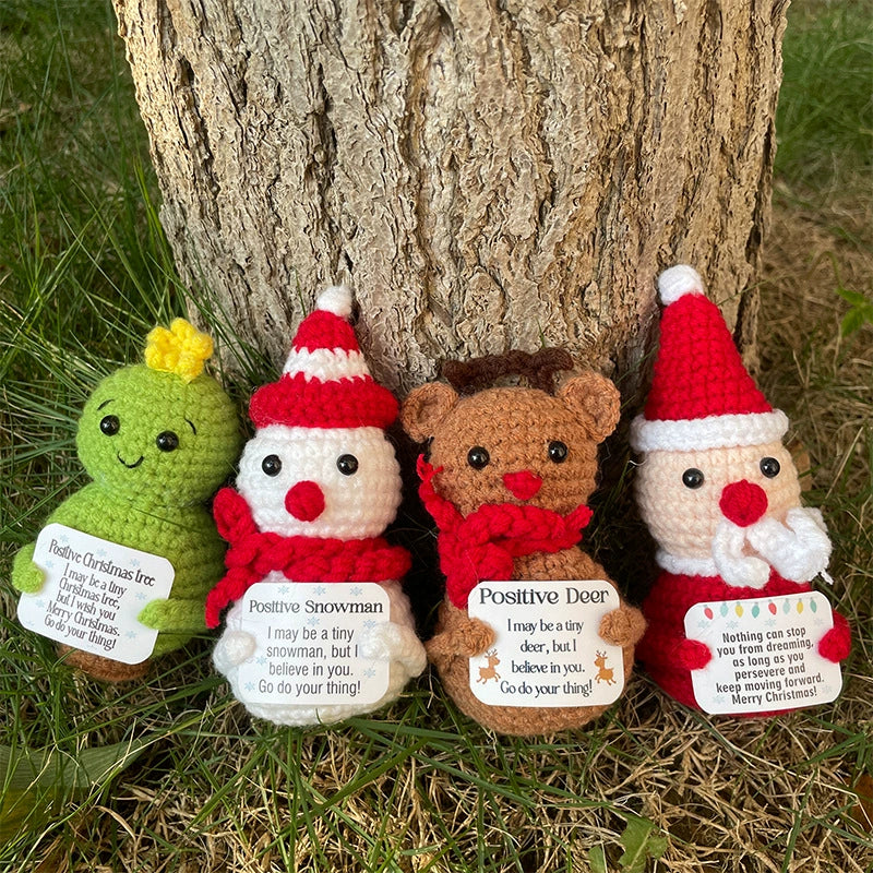 Unique Knitted Christmas Santa Decoration - Halri