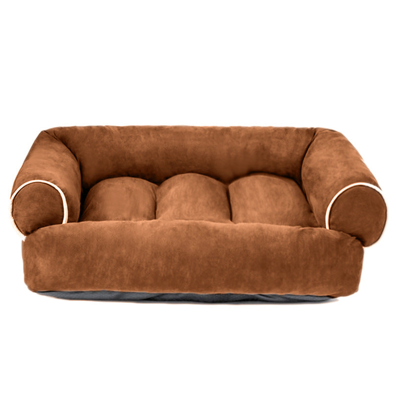 Plush Orthopedic Dog Bed for Joint Support and Comfort