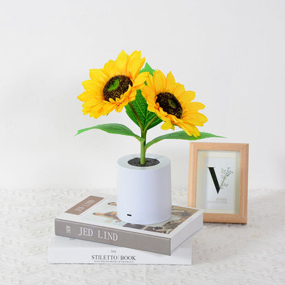 Bright Floral LED Table Lamp