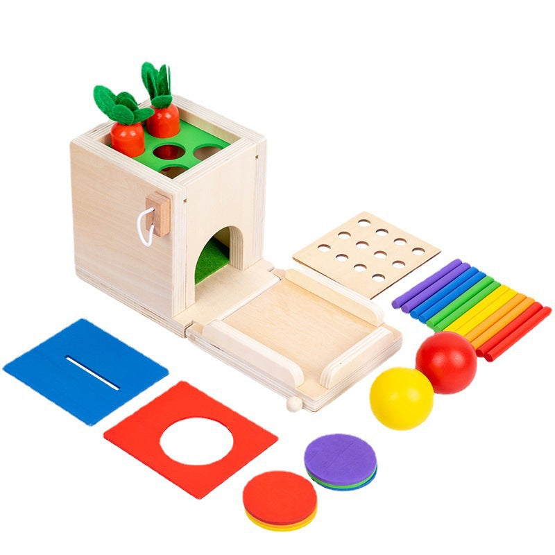 Colorful Wooden Building Blocks Tower - Halri