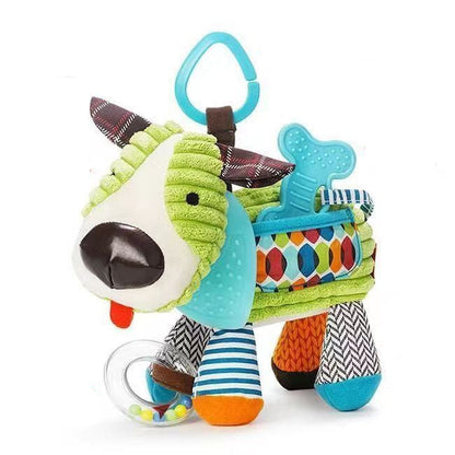 Soft Baby Teething Toy with Rattle and Silicone Teethers