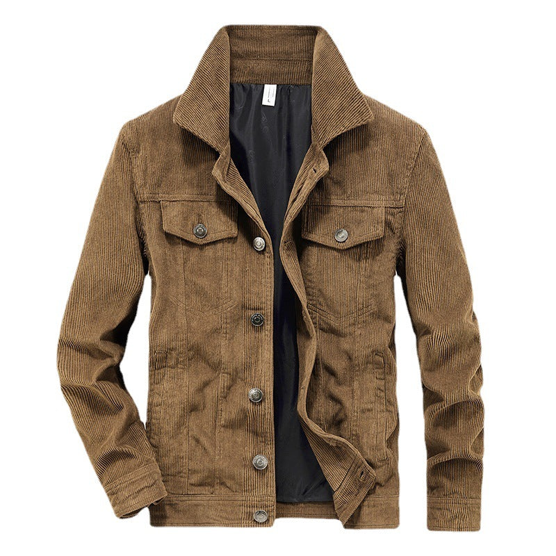 Relaxed Fit Corduroy Blazer Jacket - Halri