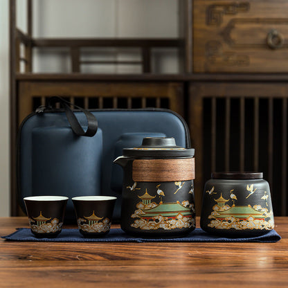 Portable Tea Set in a Compact Design - Halri