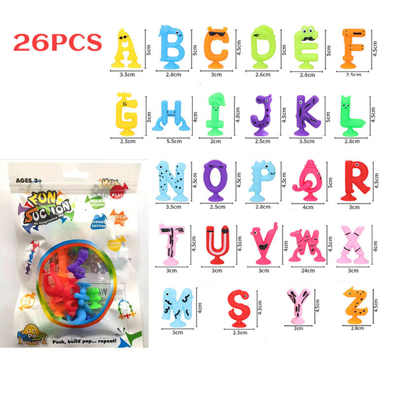 Fun Learning Letter Number Bath Toy