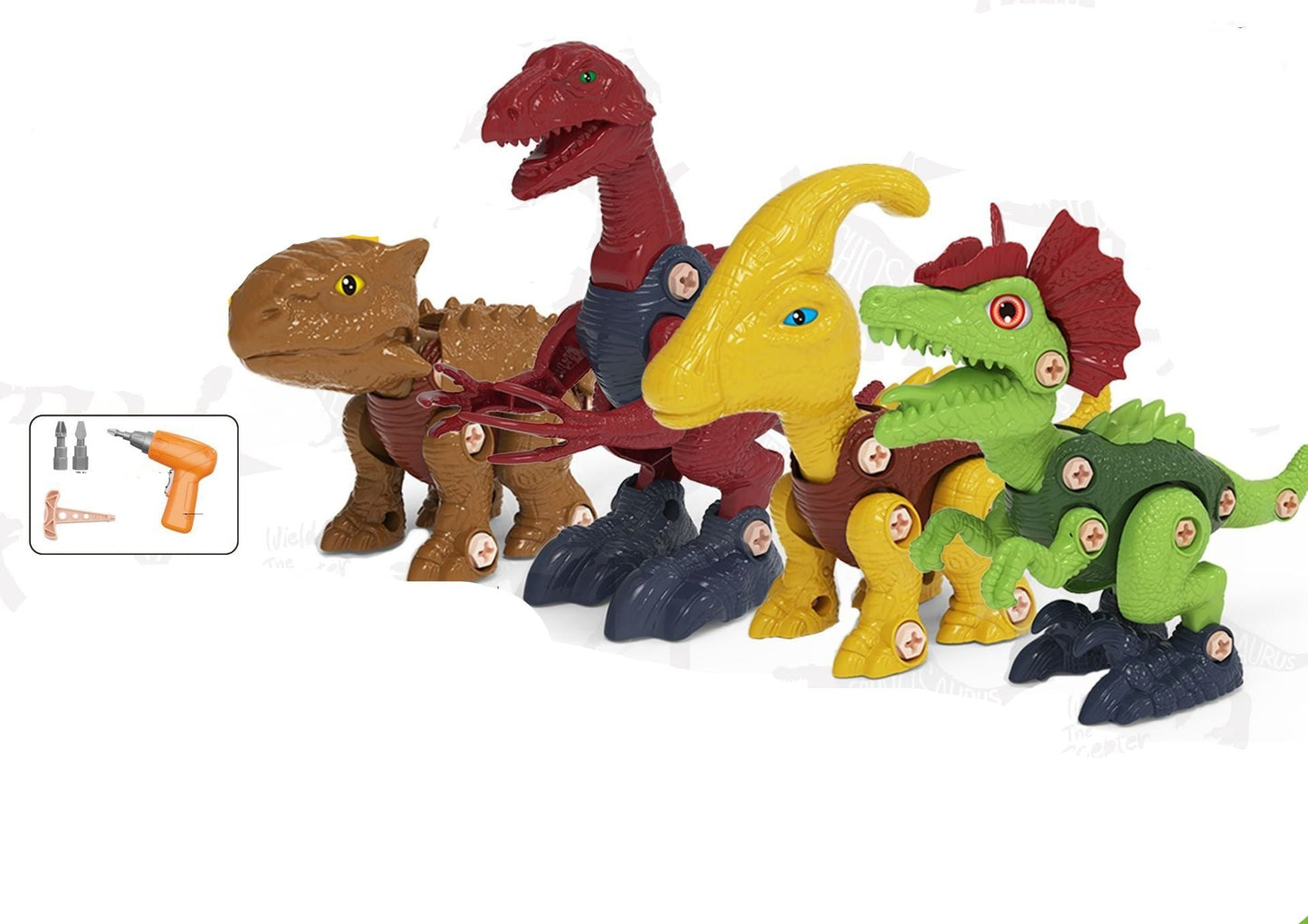 Fun Dino Building Kit with Screws