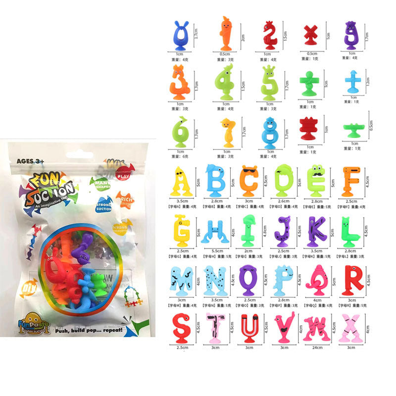 Fun Learning Letter Number Bath Toy