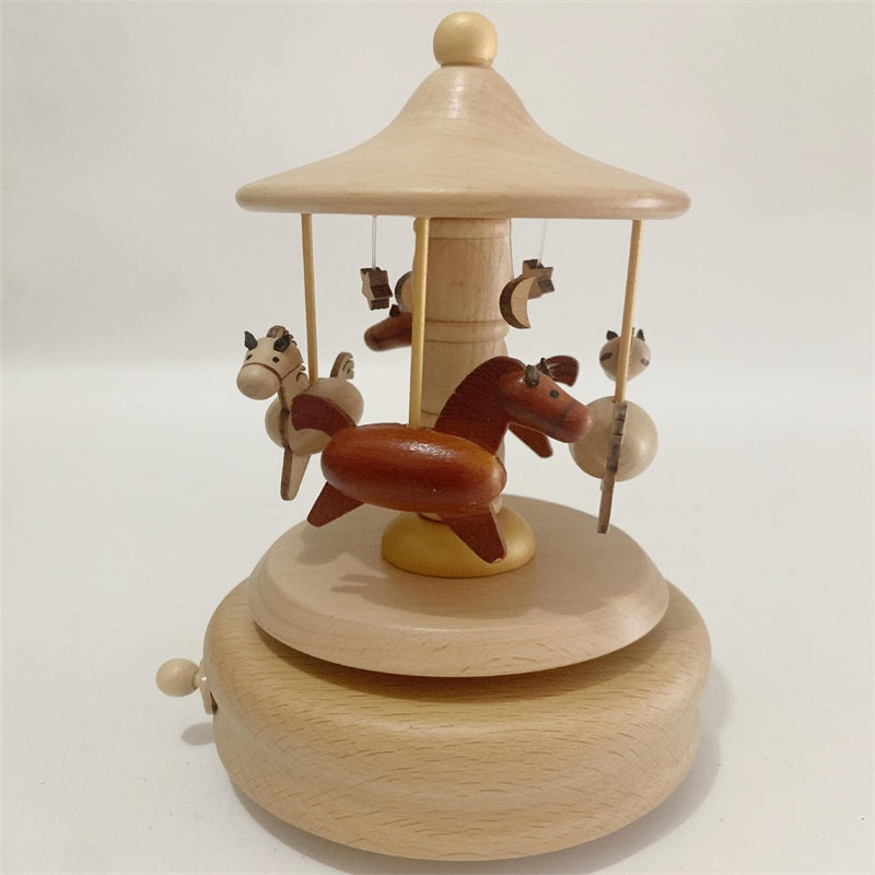 Unique Handcrafted Wooden Musical Box - Halri
