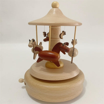 Unique Handcrafted Wooden Musical Box - Halri