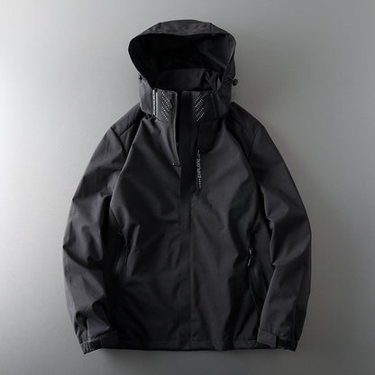 Waterproof Breathable Zip Up Hoodie Jacket