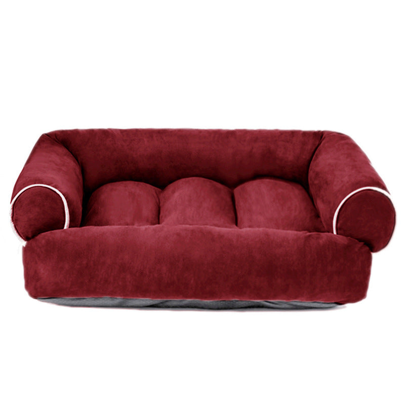 Plush Orthopedic Dog Bed for Joint Support and Comfort