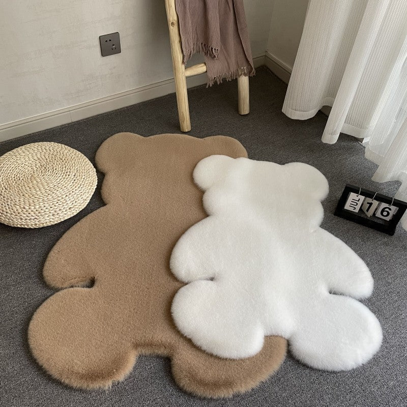 Cozy Teddy Bear Rug – Plush Kids Floor Mat - Halri