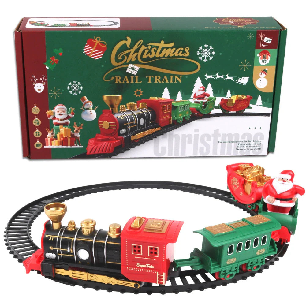 Small Battery Powered Holiday Train Set - Halri