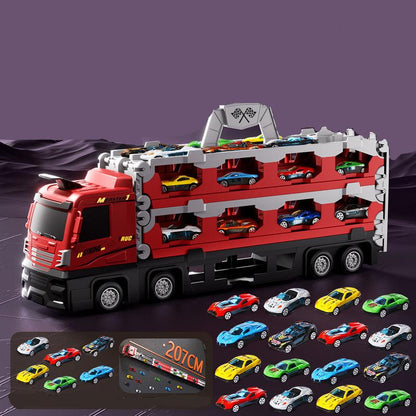Portable 2-in-1 Folding Car Racing Track