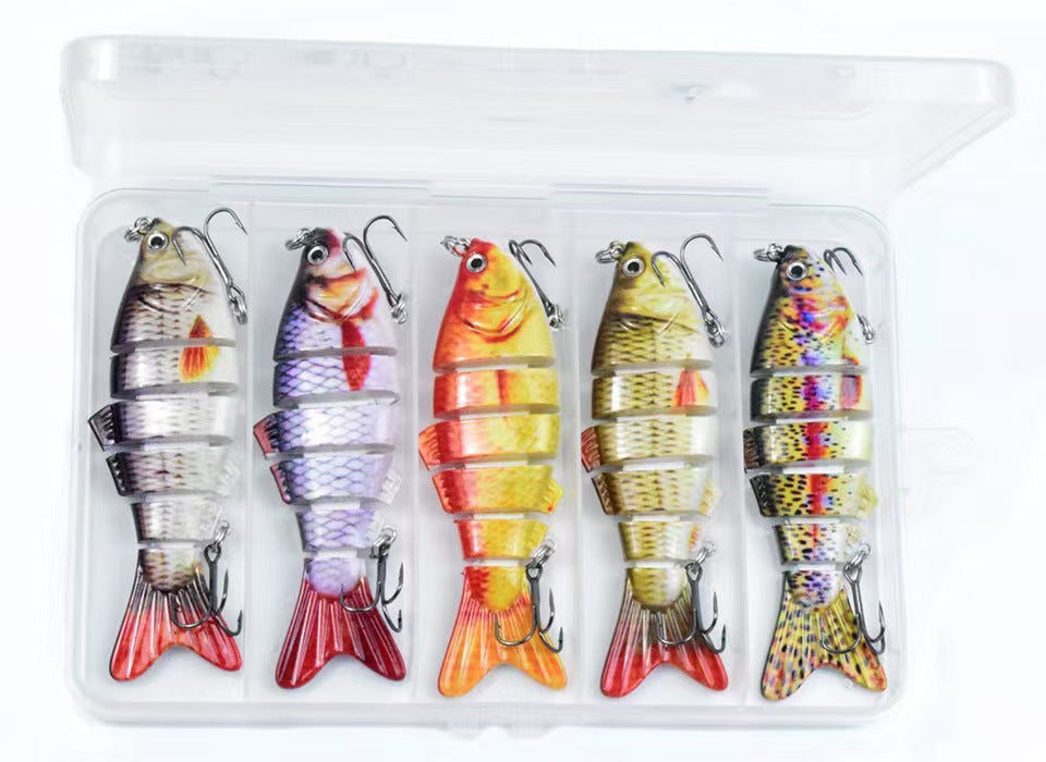 Realistic 6-Piece Fishing Bait Lures
