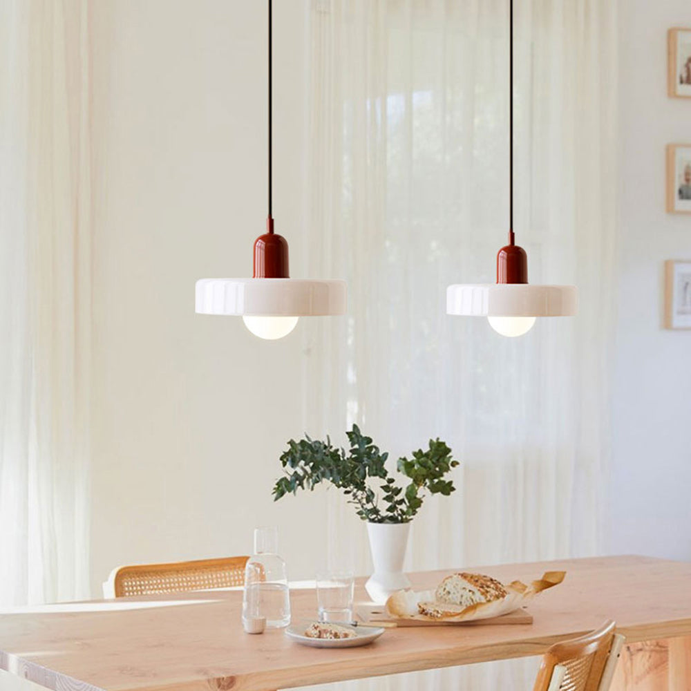 Vintage Style Glass Pendant Lighting Fixture