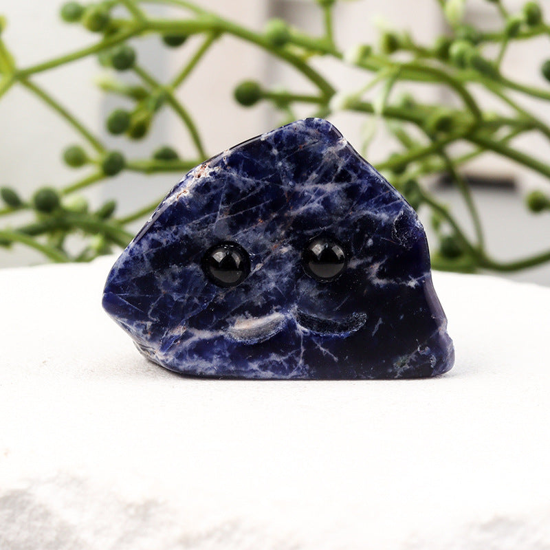 Unique Stone Hedgehog Figurine
