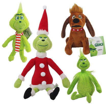 Soft Grinch Holiday Teddy Doll - Halri