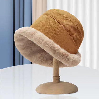 Luxury Plus Size Fuzzy Fisherman Hat