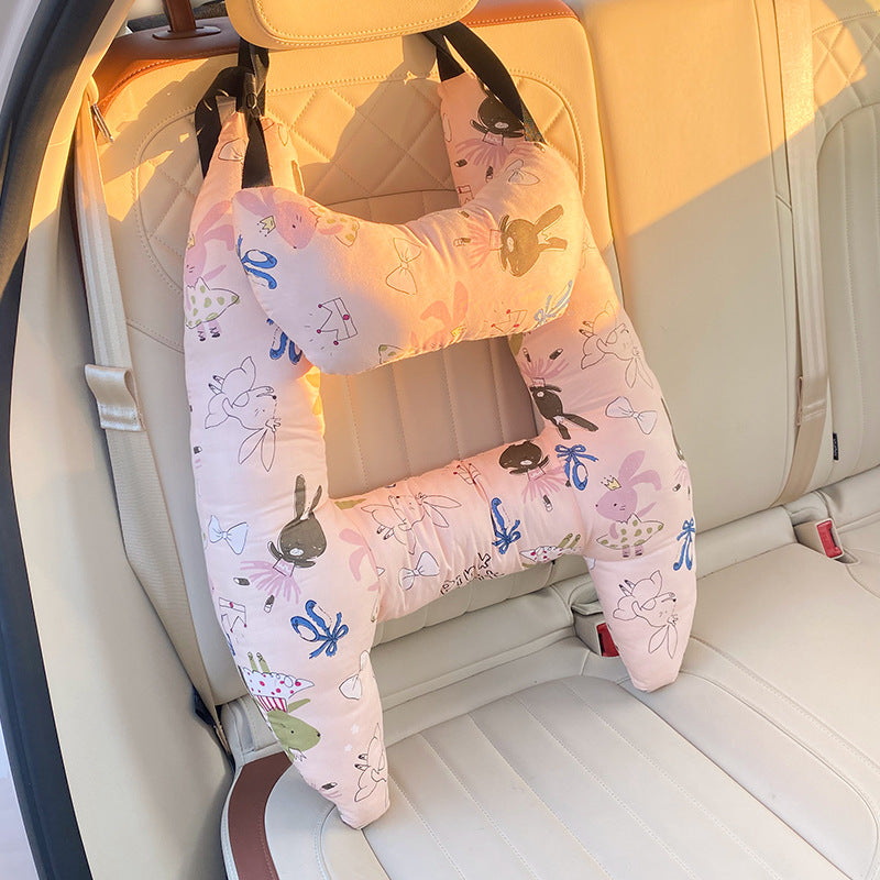 Cozy Car Headrest for Kids and Adults
