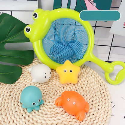 Bright Bath Toy with Scoop Net