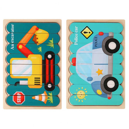 Classic Wooden Brain Teaser Puzzle for Children