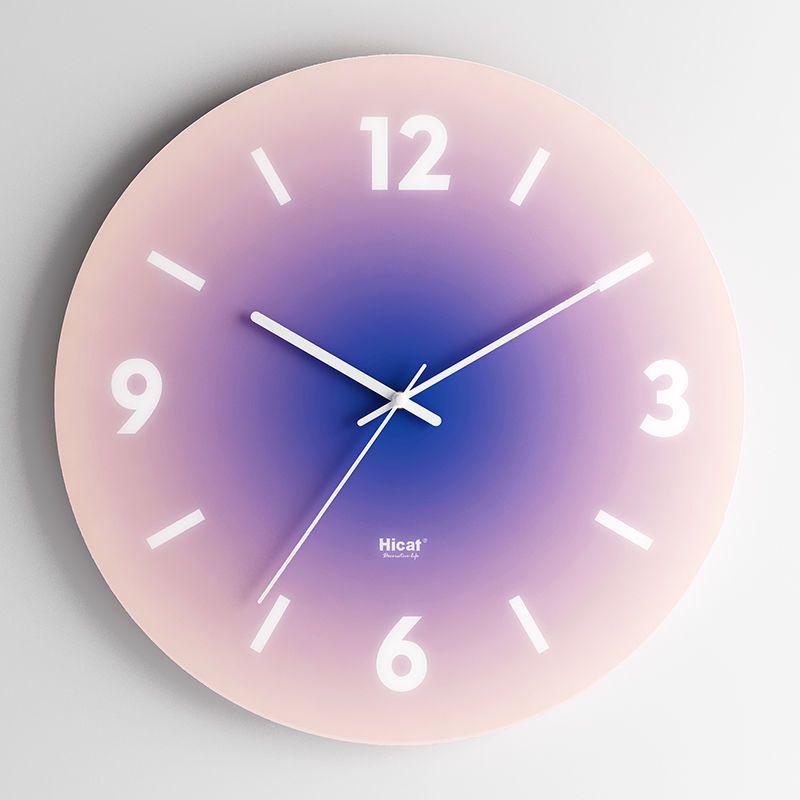 Elegant Glass Large Wall Clock