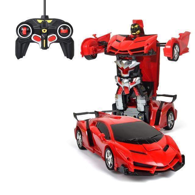 Fast RC Transforming Car with LED Lights - Halri