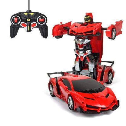 Fast RC Transforming Car with LED Lights - Halri