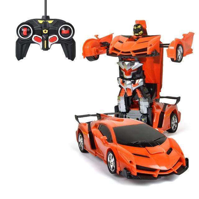 Fast RC Transforming Car with LED Lights
