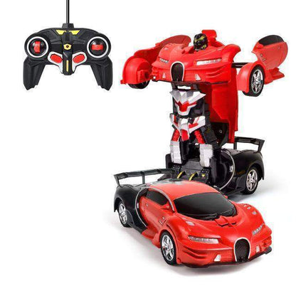 Fast RC Transforming Car with LED Lights