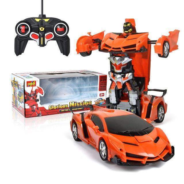Fast RC Transforming Car with LED Lights