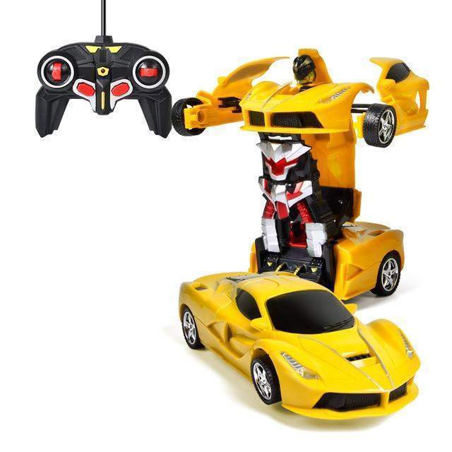 Fast RC Transforming Car with LED Lights