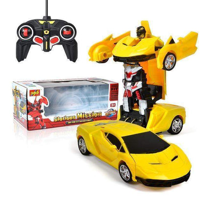Fast RC Transforming Car with LED Lights