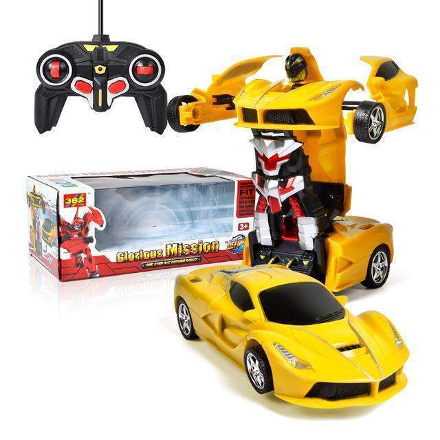 Fast RC Transforming Car with LED Lights