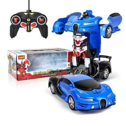 Fast RC Transforming Car with LED Lights
