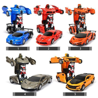 Fast RC Transforming Car with LED Lights