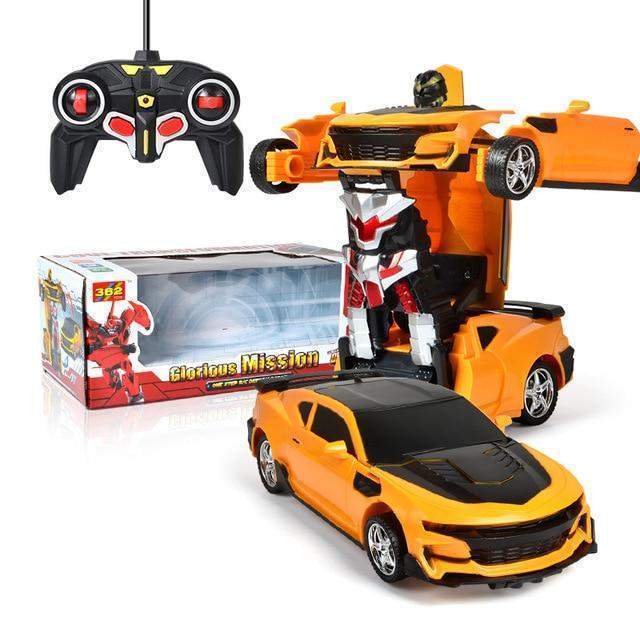 Fast RC Transforming Car with LED Lights
