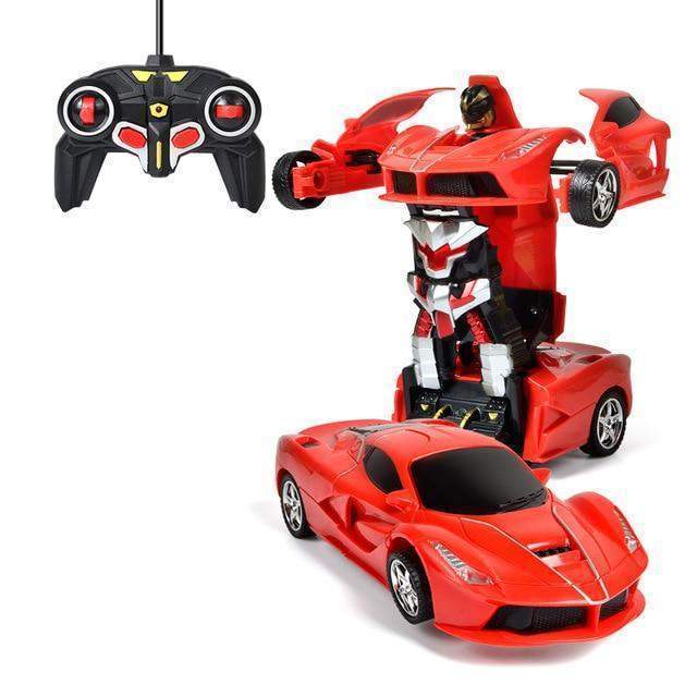Fast RC Transforming Car with LED Lights