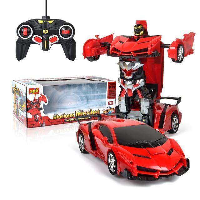 Fast RC Transforming Car with LED Lights