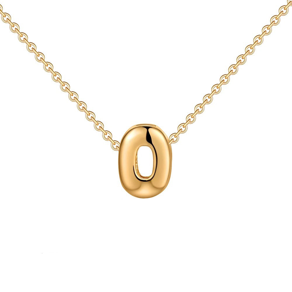 Delicate Script Monogram Initial Necklace